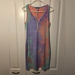 VENUS Pastel Tie-Dye Dress
